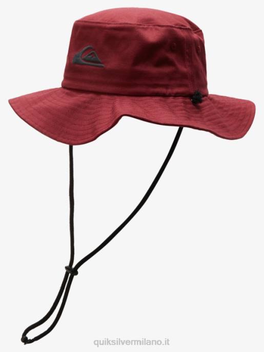 esso Quiksilver uomini cappello boonie safari bushmaster Marsala HTZR125