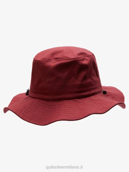 esso Quiksilver uomini cappello boonie safari bushmaster Marsala HTZR125