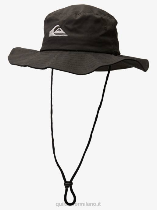 esso Quiksilver uomini cappello boonie safari bushmaster nero HTZR1520
