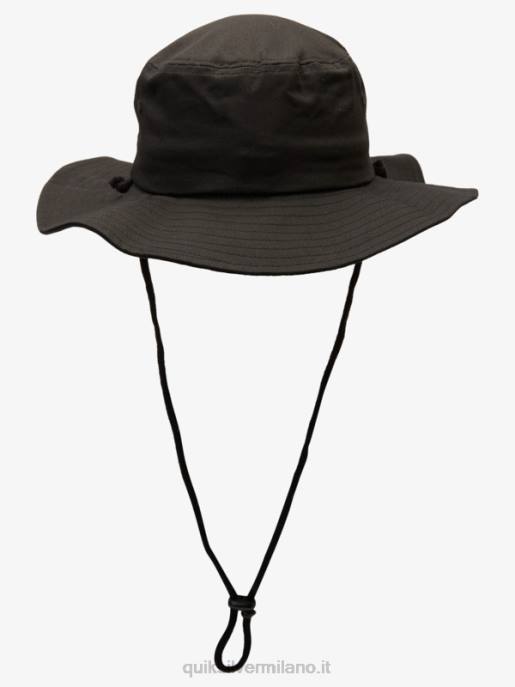 esso Quiksilver uomini cappello boonie safari bushmaster nero HTZR1520