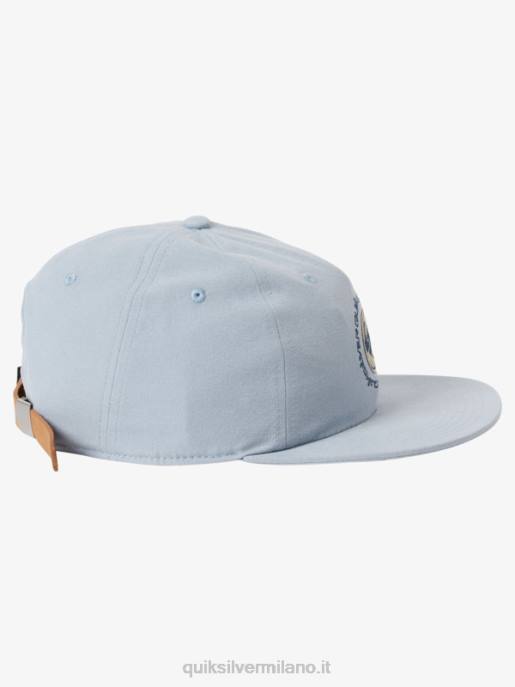 esso Quiksilver uomini cappello con cinturino in tela arvo kickback blu cenere HTZR1687