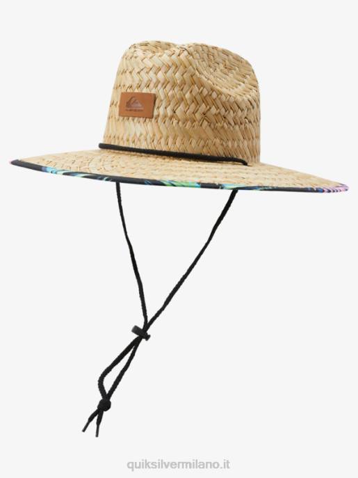 esso Quiksilver uomini cappello da bagnino di paglia outsider asfalto HTZR386