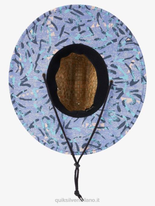 esso Quiksilver uomini cappello da bagnino di paglia outsider nebbia di orchidea HTZR389