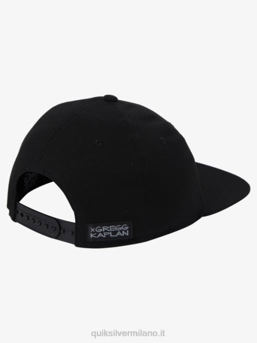 esso Quiksilver uomini cappello da baseball gregg kaplan nero HTZR1252