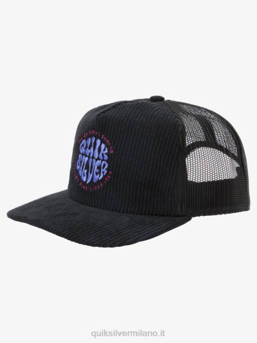 esso Quiksilver uomini cappello da camionista coasteeze nero HTZR443