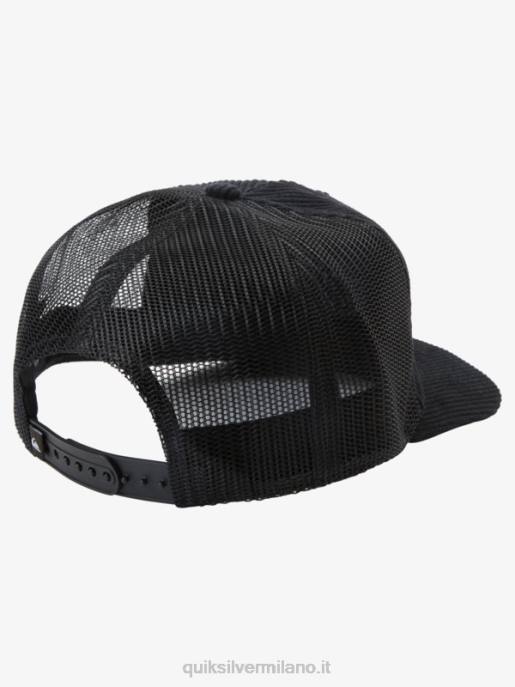 esso Quiksilver uomini cappello da camionista coasteeze nero HTZR443