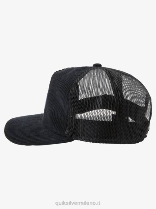 esso Quiksilver uomini cappello da camionista coasteeze nero HTZR443