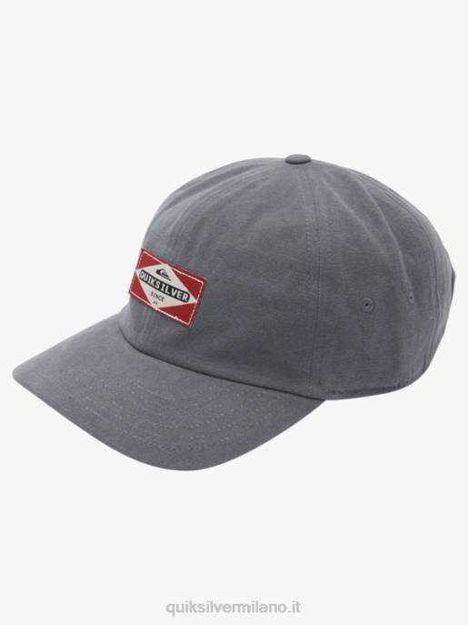 esso Quiksilver uomini cappello da camionista con la visiera più alta cancello di ferro HTZR1144