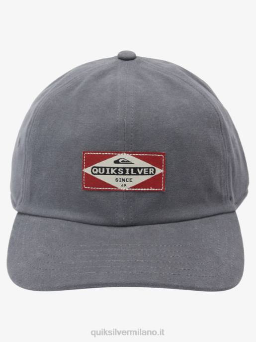 esso Quiksilver uomini cappello da camionista con la visiera più alta cancello di ferro HTZR1144