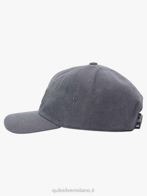 esso Quiksilver uomini cappello da camionista con la visiera più alta cancello di ferro HTZR1144
