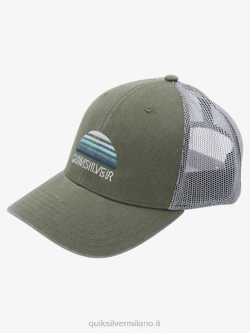 esso Quiksilver uomini cappello da camionista con stringer Quadrifoglio HTZR1195