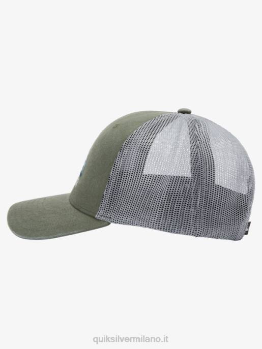 esso Quiksilver uomini cappello da camionista con stringer Quadrifoglio HTZR1195