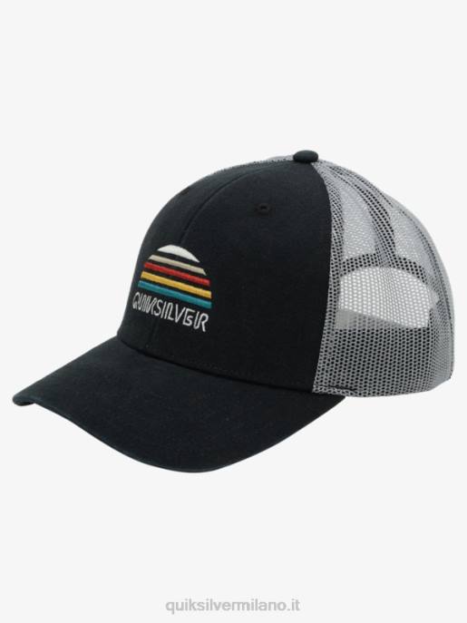 esso Quiksilver uomini cappello da camionista con stringer nero HTZR1194
