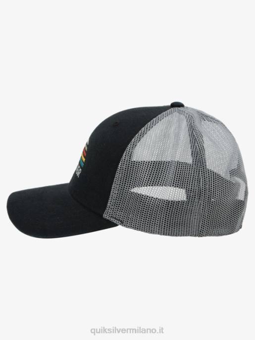 esso Quiksilver uomini cappello da camionista con stringer nero HTZR1194