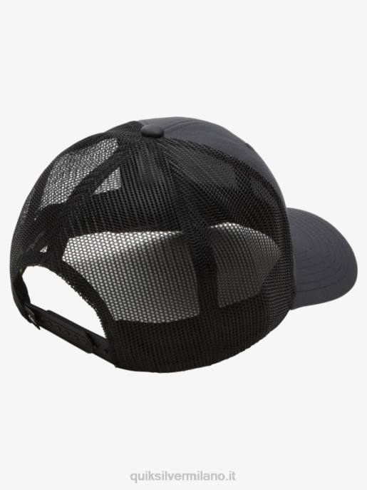 esso Quiksilver uomini cappello da camionista di poppa nero HTZR965
