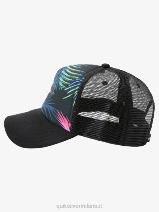 esso Quiksilver uomini cappello da camionista gazza coop nero HTZR562