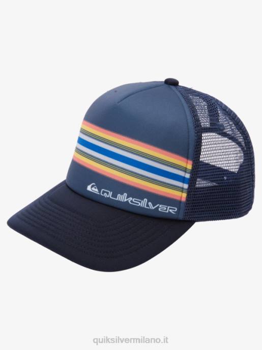 esso Quiksilver uomini cappello da camionista poiana coop blazer blu scuro HTZR1050