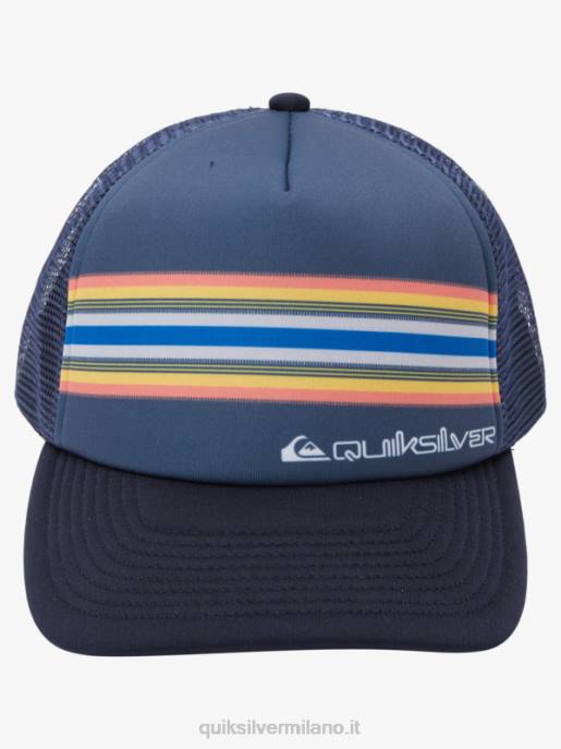 esso Quiksilver uomini cappello da camionista poiana coop blazer blu scuro HTZR1050
