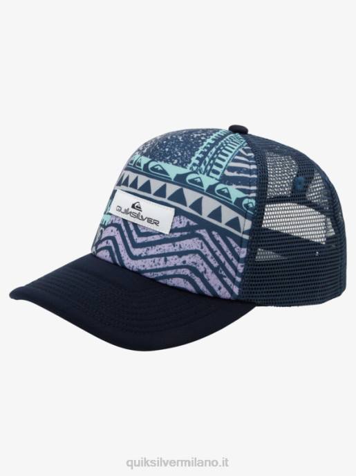 esso Quiksilver uomini cappello da camionista poiana coop cancello di ferro HTZR1052