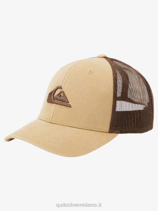 esso Quiksilver uomini cappello da camionista terrestre taos tortora HTZR600