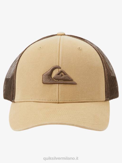 esso Quiksilver uomini cappello da camionista terrestre taos tortora HTZR600