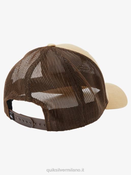 esso Quiksilver uomini cappello da camionista terrestre taos tortora HTZR600
