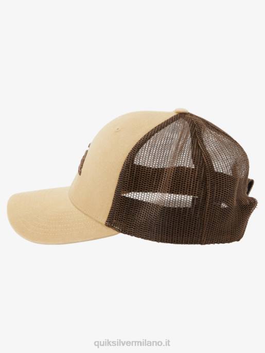 esso Quiksilver uomini cappello da camionista terrestre taos tortora HTZR600