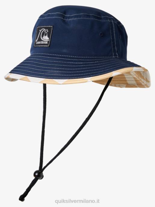 esso Quiksilver uomini cappello da sole boonie originale blazer blu scuro HTZR932