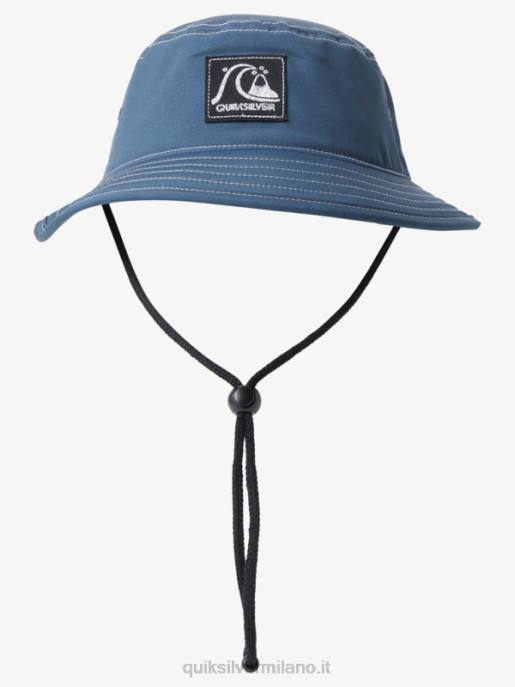esso Quiksilver uomini cappello da sole boonie originale lavagna scura HTZR931