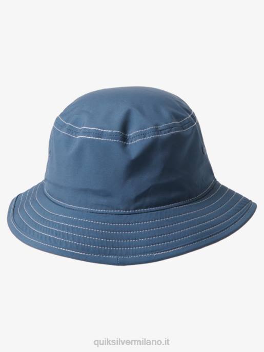esso Quiksilver uomini cappello da sole boonie originale lavagna scura HTZR931
