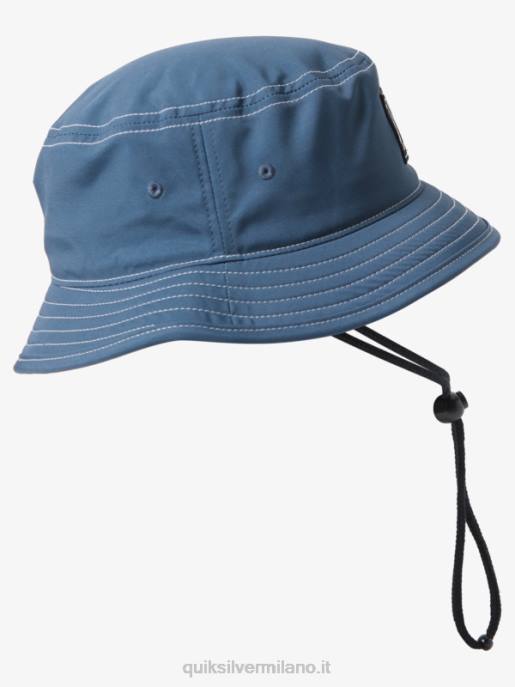esso Quiksilver uomini cappello da sole boonie originale lavagna scura HTZR931