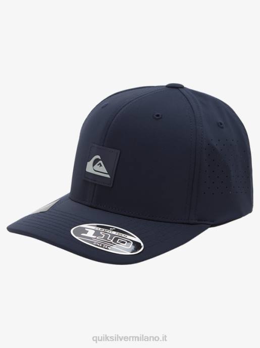esso Quiksilver uomini cappello flexfit adattato insegne blu HTZR805