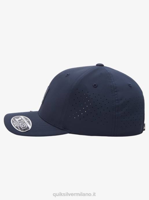 esso Quiksilver uomini cappello flexfit adattato insegne blu HTZR805