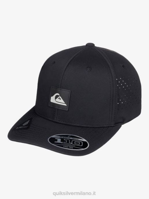 esso Quiksilver uomini cappello flexfit adattato nero HTZR806
