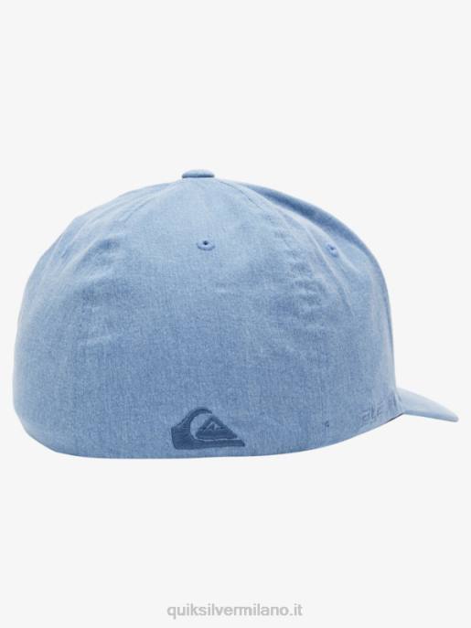 esso Quiksilver uomini cappello flexfit con fodero laterale blazer blu scuro HTZR1654