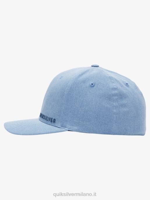 esso Quiksilver uomini cappello flexfit con fodero laterale blazer blu scuro HTZR1654