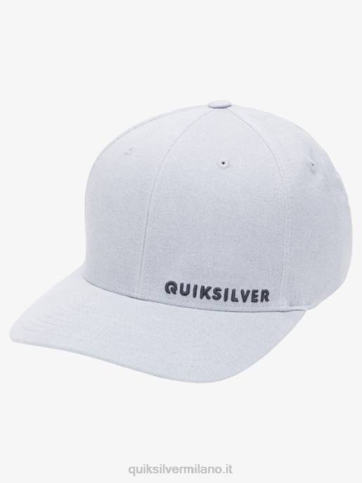 esso Quiksilver uomini cappello flexfit con fodero laterale grigio erica HTZR1653
