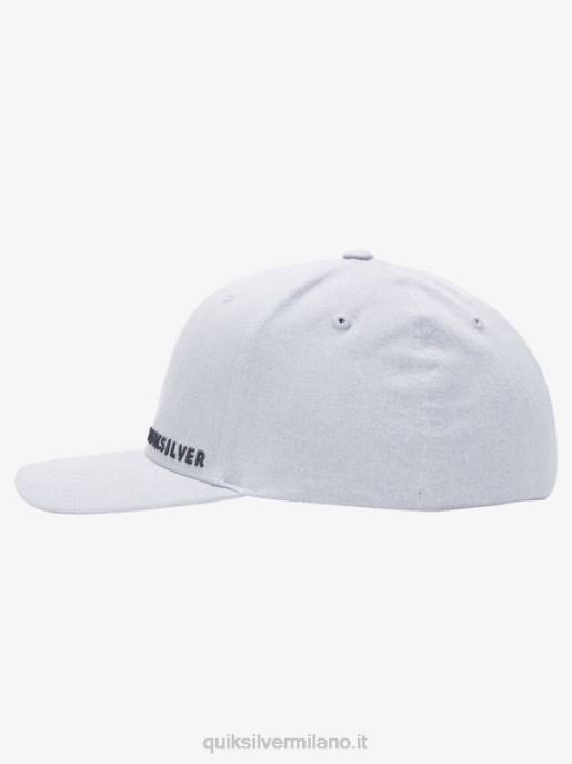 esso Quiksilver uomini cappello flexfit con fodero laterale grigio erica HTZR1653