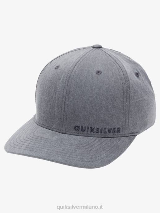 esso Quiksilver uomini cappello flexfit con fodero laterale nero HTZR1652