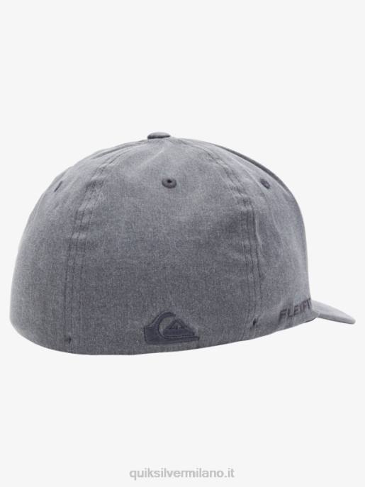 esso Quiksilver uomini cappello flexfit con fodero laterale nero HTZR1652