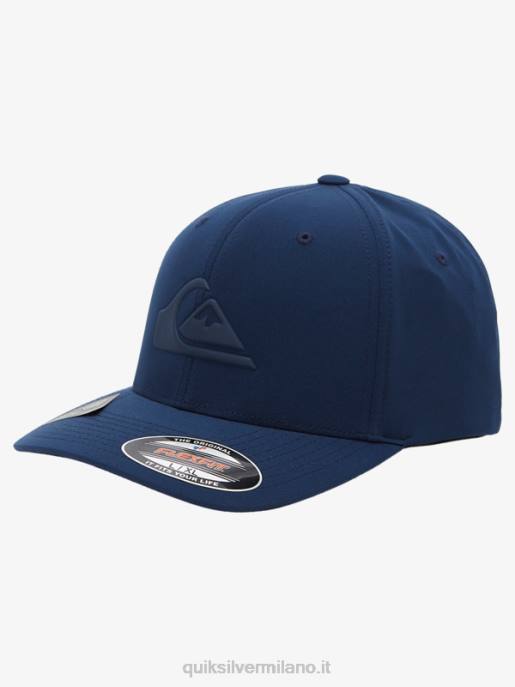 esso Quiksilver uomini cappello flexifit amplificato blazer blu scuro HTZR944