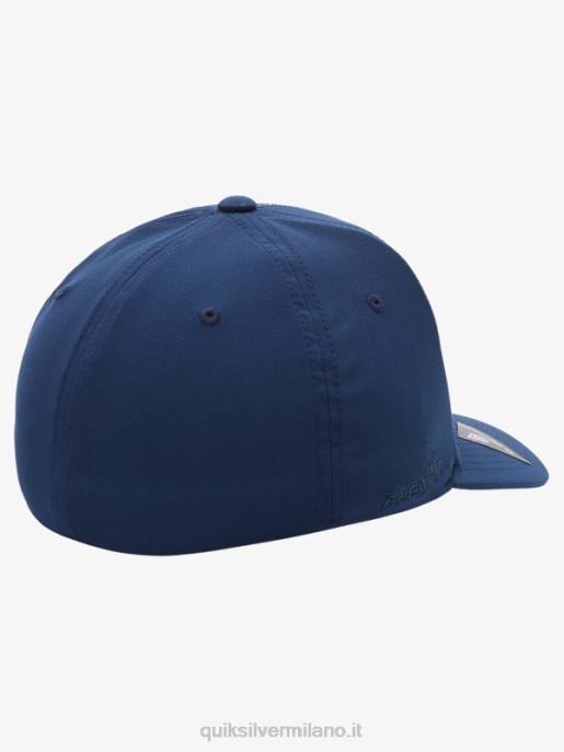 esso Quiksilver uomini cappello flexifit amplificato blazer blu scuro HTZR944