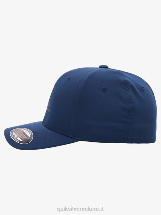 esso Quiksilver uomini cappello flexifit amplificato blazer blu scuro HTZR944