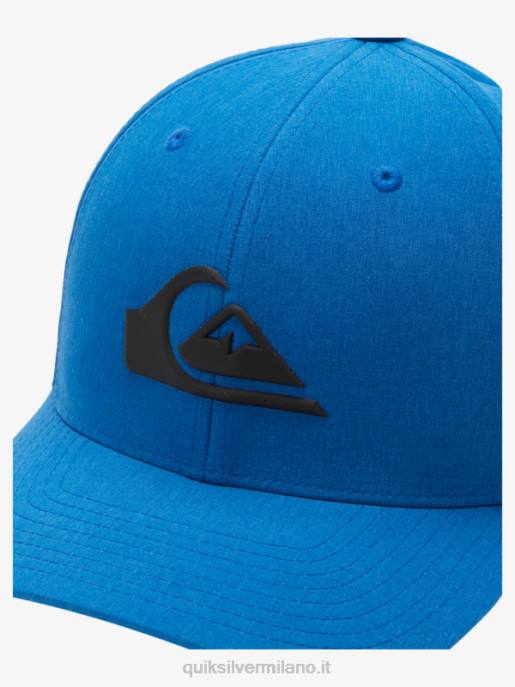 esso Quiksilver uomini cappello flexifit amplificato boccaglio blu erica HTZR945