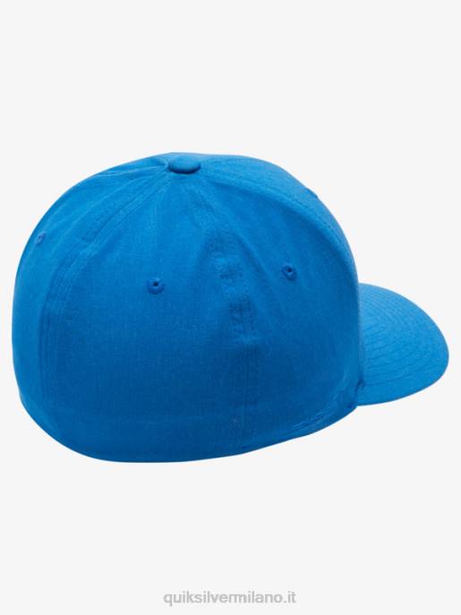 esso Quiksilver uomini cappello flexifit amplificato boccaglio blu erica HTZR945