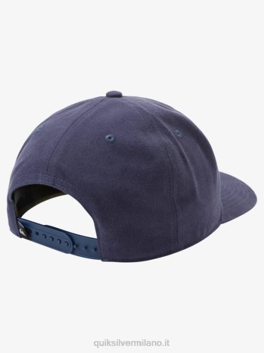 esso Quiksilver uomini cappello snapback Wheeler blazer blu scuro HTZR694