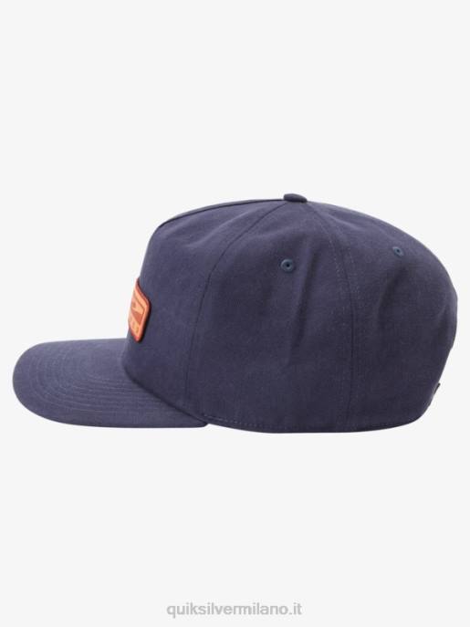 esso Quiksilver uomini cappello snapback Wheeler blazer blu scuro HTZR694