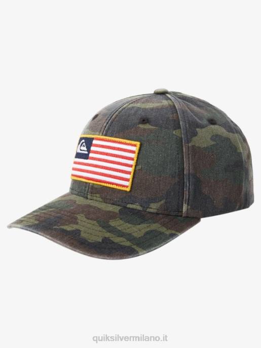 esso Quiksilver uomini cappello snapback america con messa a terra mimetico HTZR796