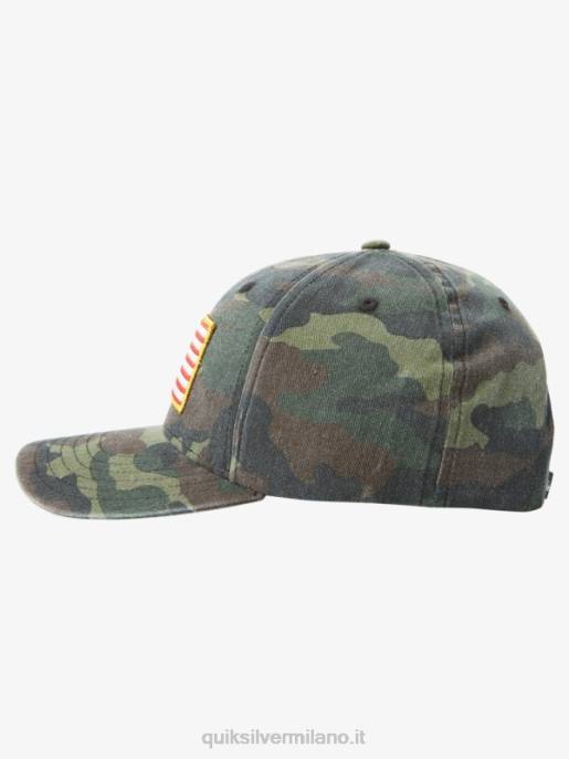 esso Quiksilver uomini cappello snapback america con messa a terra mimetico HTZR796