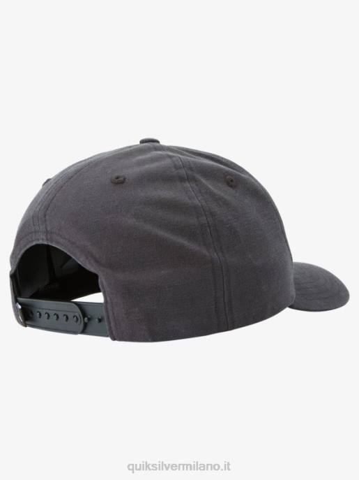 esso Quiksilver uomini cappello snapback america con messa a terra nero HTZR797